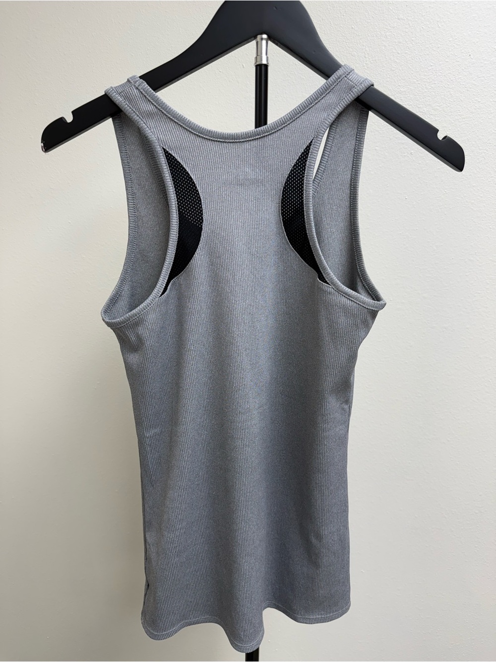 Under Armour Light Gray Ribbed Racerback Tank Top - Picture 5 of 5